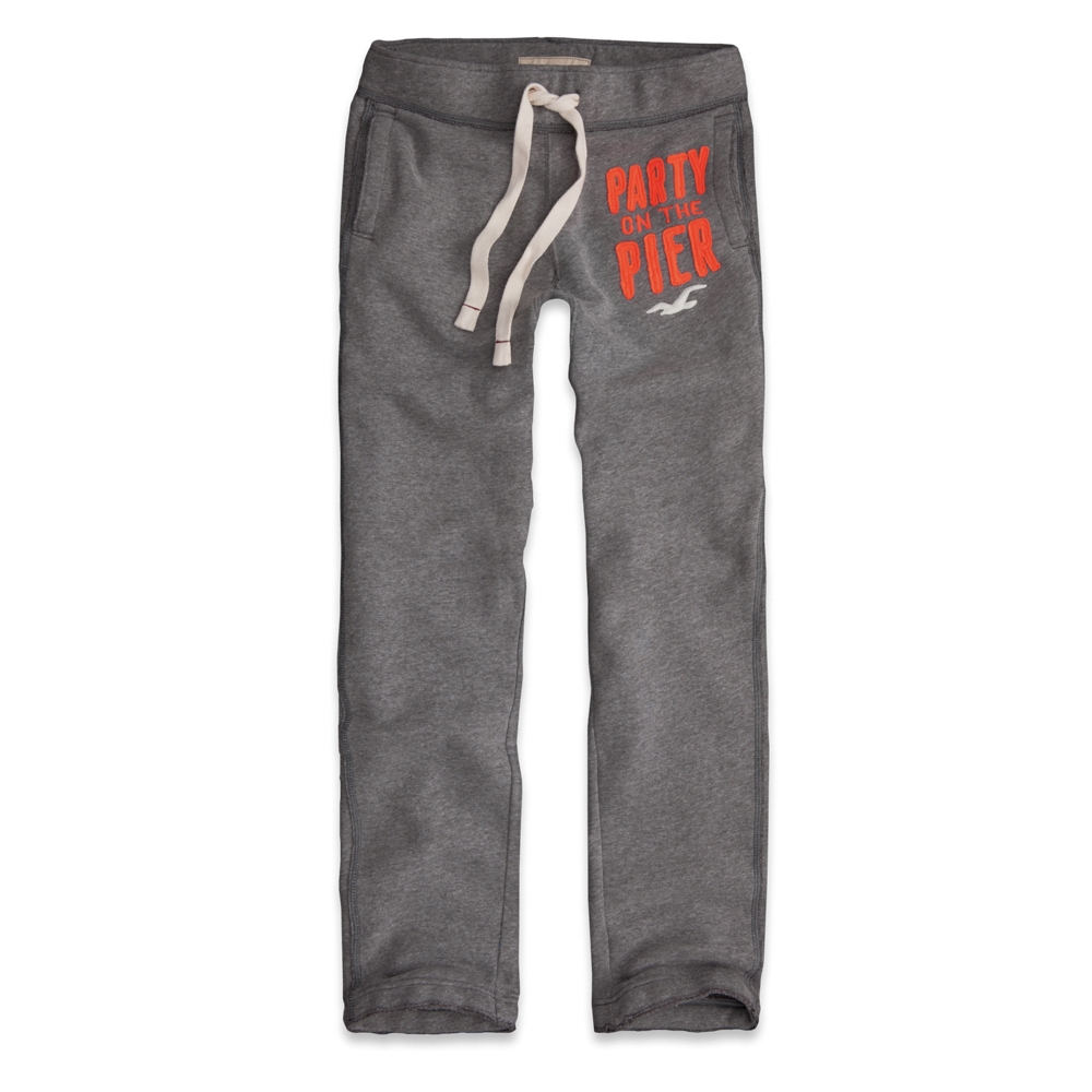 Hollister Hombres Vellón Basculador Pantalones HCO3701